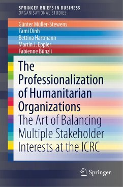 The Professionalization of Humanitarian Organizations - Müller-Stewens, Günter;Dinh, Tami;Hartmann, Bettina