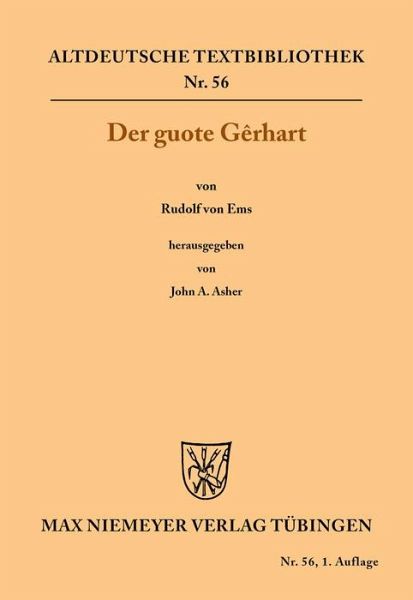 Der guote Gêrhart (eBook, PDF) Der guote Gêrhart (eBook, PDF)