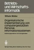 Organisatorische Implementierung von computergestützten Personalinformationssystemen (eBook, PDF)