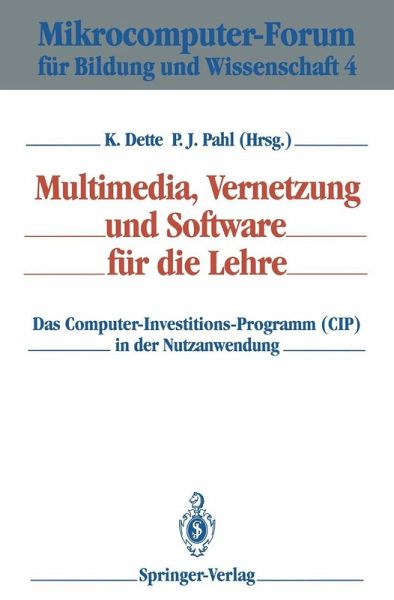 Multimedia, Vernetzung und Software für die Lehre (eBook, PDF) Multimedia, Vernetzung und Software für die Lehre (eBook, PDF)