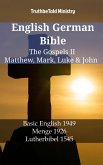 English German Bible - The Gospels II - Matthew, Mark, Luke & John (eBook, ePUB)