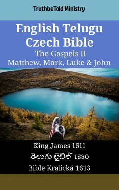 Cover English Telugu Czech Bible - The Gospels II - Matthew, Mark, Luke & John (eBook, ePUB)