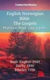 English Norwegian Bible - The Gospels - Matthew, Mark, Luke and John (eBook, ePUB) English Norwegian Bible - The Gospels - Matthew, Mark, Luke and John (eBook, ePUB)