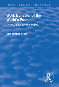 Work Behavior of the World's Poor (eBook, PDF) - Sharif, Mohammed