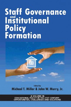 Staff Governance and Institutional Policy Formation (eBook, ePUB)