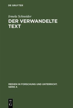 Cover Der verwandelte Text (eBook, PDF)
