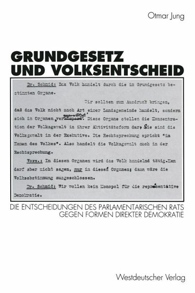 Grundgesetz und Volksentscheid (eBook, PDF) Grundgesetz und Volksentscheid (eBook, PDF)