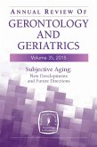 Annual Review of Gerontology and Geriatrics, Volume 35, 2015 (eBook, ePUB)
