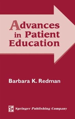 Advances in Patient Education (eBook, PDF) - Redman, Barbara K.