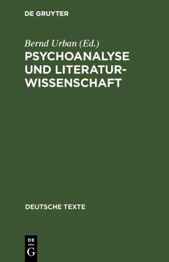 Psychoanalyse und Literaturwissenschaft (eBook, PDF)