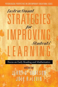 Instructional Strategies for Improving Students' Learning (eBook, ePUB)