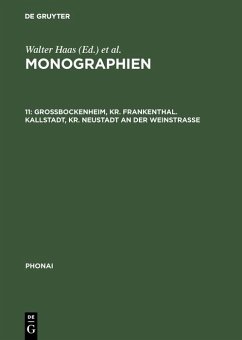 Cover Großbockenheim, Kr. Frankenthal. Kallstadt, Kr. Neustadt an der Weinstraße (eBook, PDF)