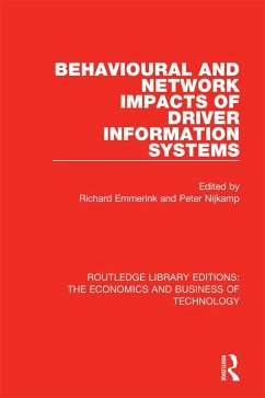 Behavioural and Network Impacts of Driver Information Systems (eBook, ePUB)