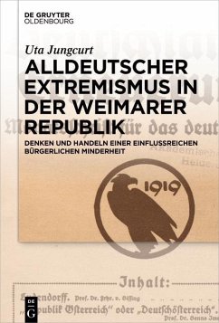 Cover Alldeutscher Extremismus in der Weimarer Republik (eBook, ePUB)