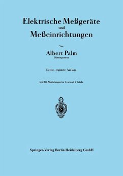 Cover Elektrische Meßgeräte und Meßeinrichtungen (eBook, PDF)