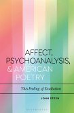 Affect, Psychoanalysis, and American Poetry (eBook, ePUB)