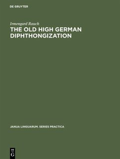 Cover The old high German diphthongization (eBook, PDF)
