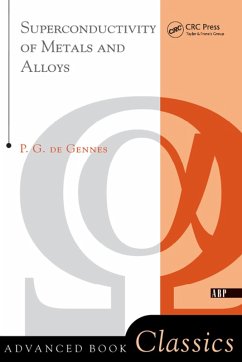 Superconductivity Of Metals And Alloys (eBook, PDF) - De Gennes, P. G.