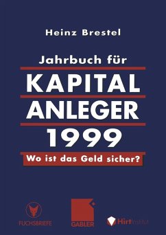 Jahrbuch für Kapitalanleger 1999 (eBook, PDF) - Brestel, Heinz