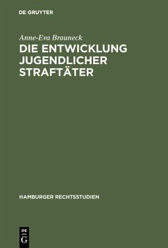 Cover Die Entwicklung jugendlicher Straftäter (eBook, PDF)