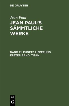 Fünfte Lieferung. Erster Band: Titan (eBook, PDF) - Paul, Jean