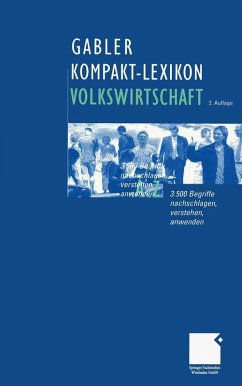 Gabler Kompakt-Lexikon Volkswirtschaft (eBook, PDF) - Piekenbrock, Dirk