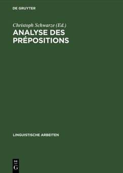 Analyse des prépositions (eBook, PDF)