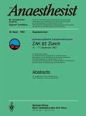 Zentraleuropôischer Anaesthesiekongress ZAK 83 Zürich (eBook, PDF)