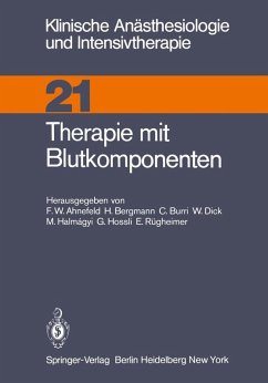 Therapie mit Blutkomponenten (eBook, PDF)