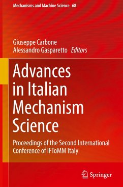 Advances in Italian Mechanism Science