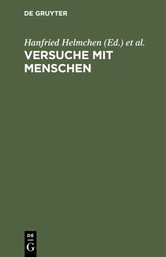 Cover Versuche mit Menschen (eBook, PDF)