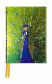 Peacock in Blue and Green (Foiled Pocket Journal)