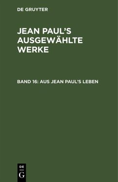 Aus Jean Paul's Leben (eBook, PDF) - Paul, Jean