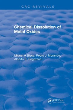 Cover Chemical Dissolution of Metal Oxides (eBook, PDF)