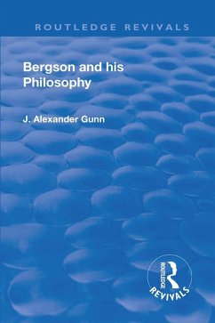 Cover Revival: Bergson and His Philosophy (1920) (eBook, PDF)