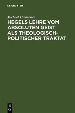 Cover Hegels Lehre vom absoluten Geist als theologisch-politischer Traktat (eBook, PDF)