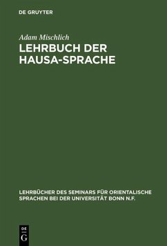 Cover Lehrbuch der Hausa-Sprache (eBook, PDF)