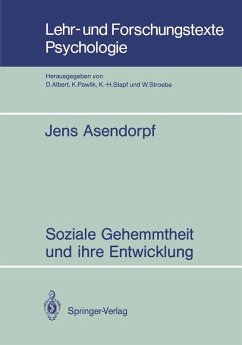 Soziale Gehemmtheit und ihre Entwicklung (eBook, PDF) - Asendorpf, Jens