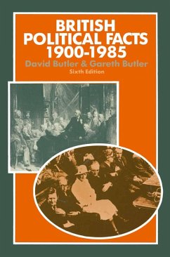 British Political Facts 1900-1985 (eBook, PDF) - Butler, David