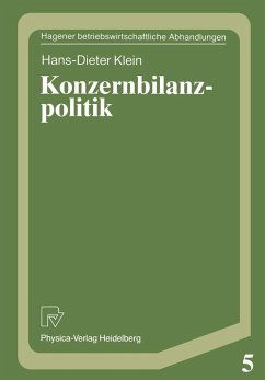 Konzernbilanzpolitik (eBook, PDF) - Klein, Hans-Dieter