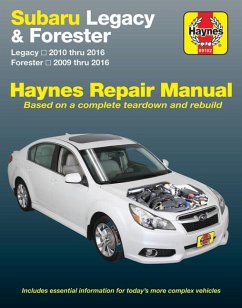 Subaru Legacy 2010-16 & Forester 2009-16 - Haynes Publishing