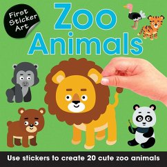 First Sticker Art: Zoo Animals - Calver, Paul; Reynolds, Toby