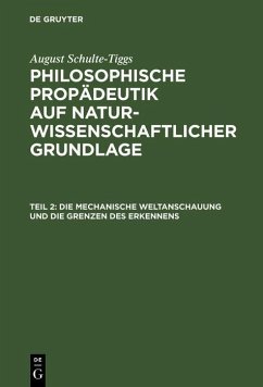Cover Die Mechanische Weltanschauung und die Grenzen des Erkennens (eBook, PDF)