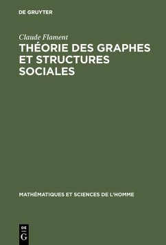 Théorie des graphes et structures sociales (eBook, PDF) - Flament, Claude