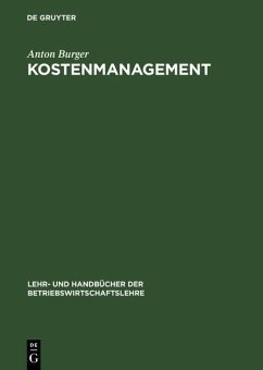 Kostenmanagement (eBook, PDF) - Burger, Anton