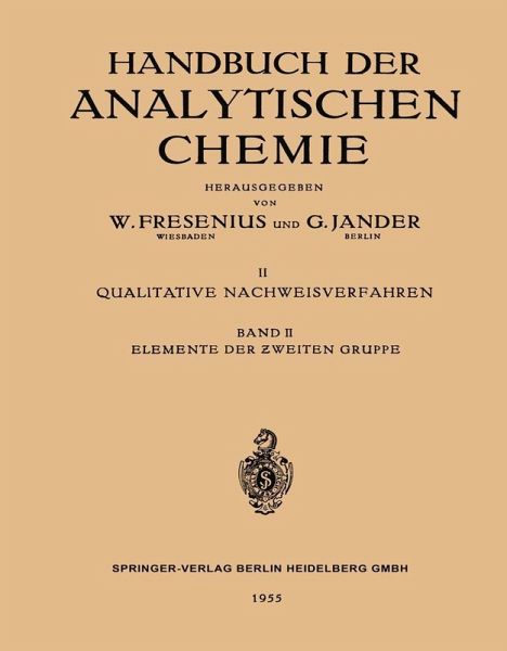 Elemente der zweiten Gruppe (eBook, PDF) Elemente der zweiten Gruppe (eBook, PDF)