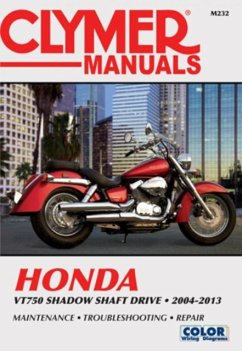 Honda VT750 Shadow Shaft Drive Motorcycle (2004-2013) Service Repair Manual - Haynes Publishing