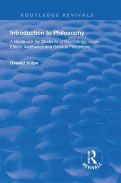 Introduction to Philosophy (eBook, PDF) - Külpe, Oswald