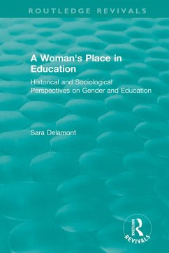A Woman's Place in Education (1996) (eBook, ePUB) - Delamont, Sara