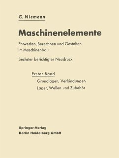 Grundlagen, Verbindungen, Lager, Wellen und Zubehör (eBook, PDF) - Niemann, Gustav